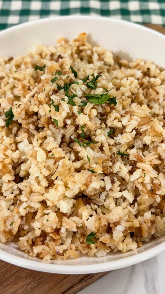 IMG_2661-576x1024 Copycat Texas Roadhouse Seasoned Rice