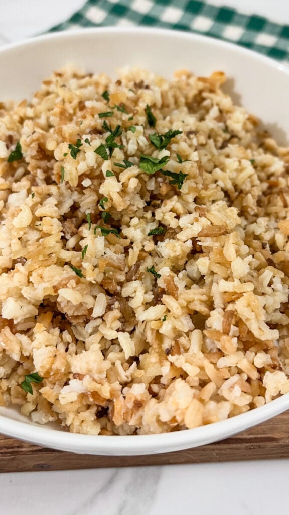 IMG_2663-576x1024 Copycat Texas Roadhouse Seasoned Rice