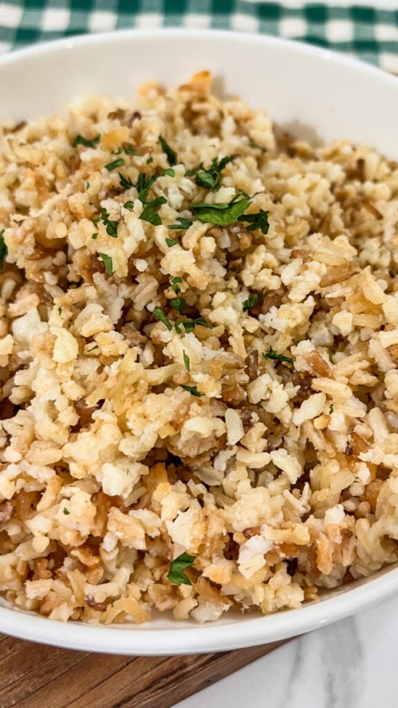 IMG_2671-576x1024 Copycat Texas Roadhouse Seasoned Rice