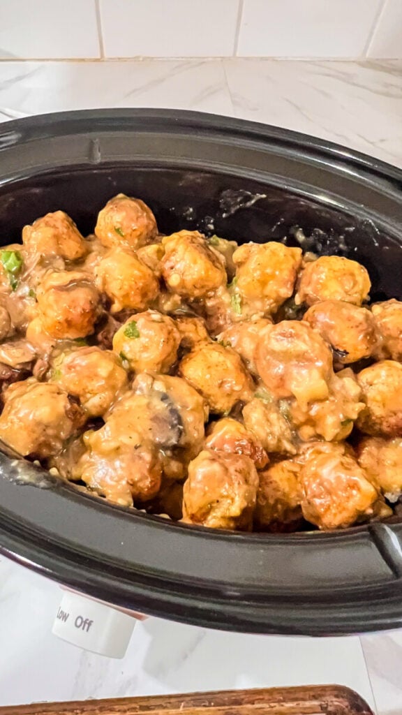 IMG_2807-576x1024 Crock Pot Salisbury Steak Meatballs