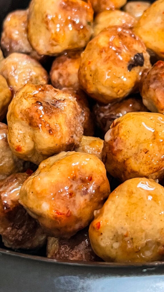  IMG_3530-1-576x1024 Crock Pot Thai Sweet Chili Meatballs  