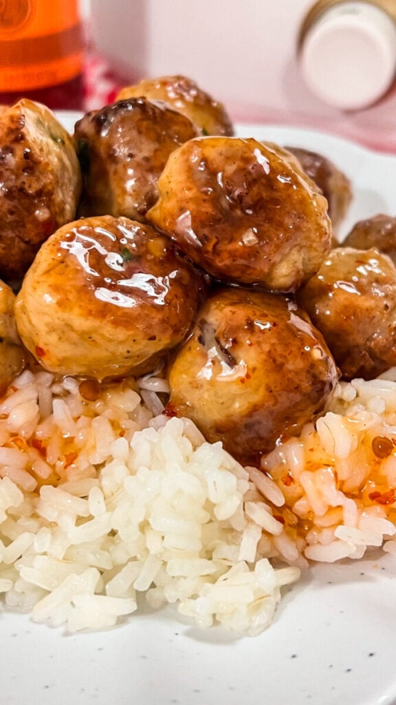  IMG_3551-576x1024 Crock Pot Thai Sweet Chili Meatballs  