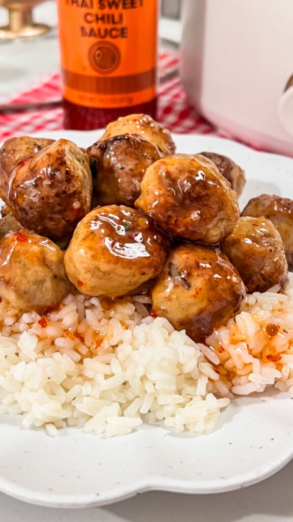  IMG_3558-576x1024 Crock Pot Thai Sweet Chili Meatballs  