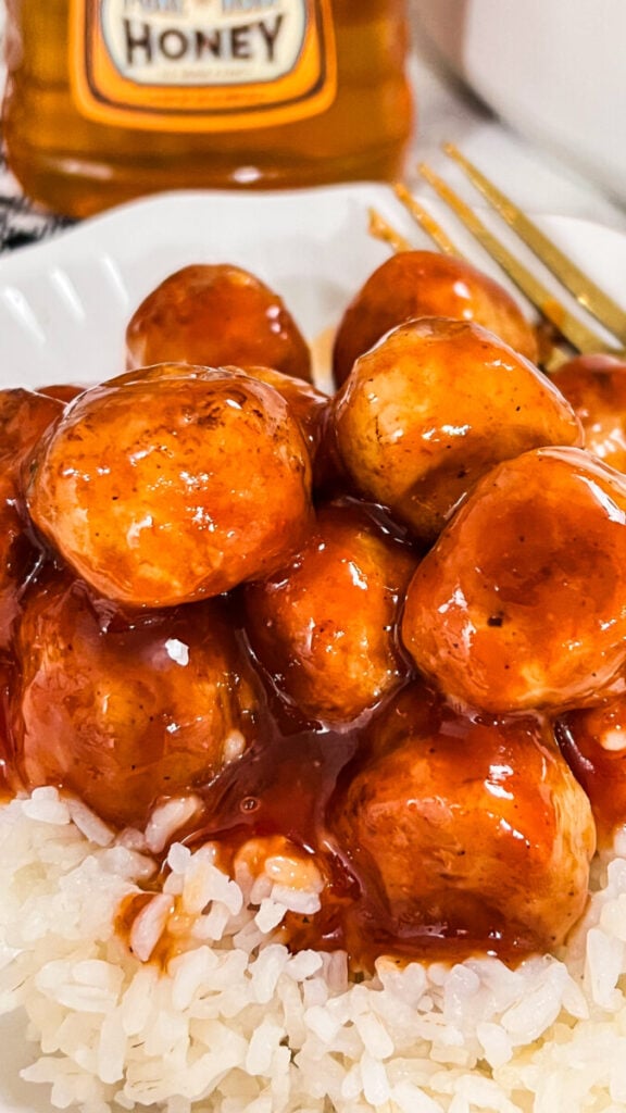  IMG_3719-576x1024 Honey BBQ Crock Pot Meatballs  