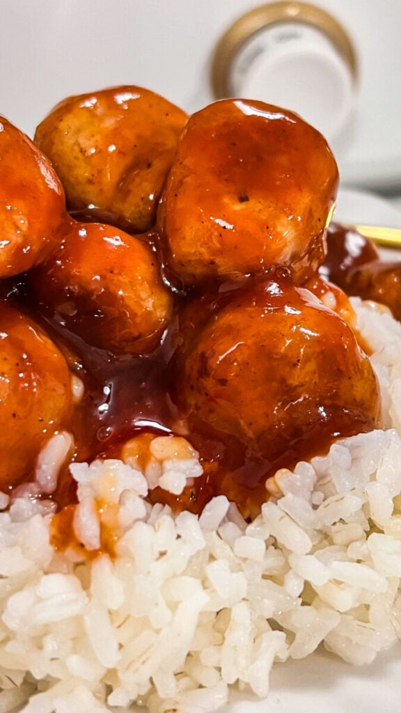  IMG_3721-576x1024 Honey BBQ Crock Pot Meatballs  