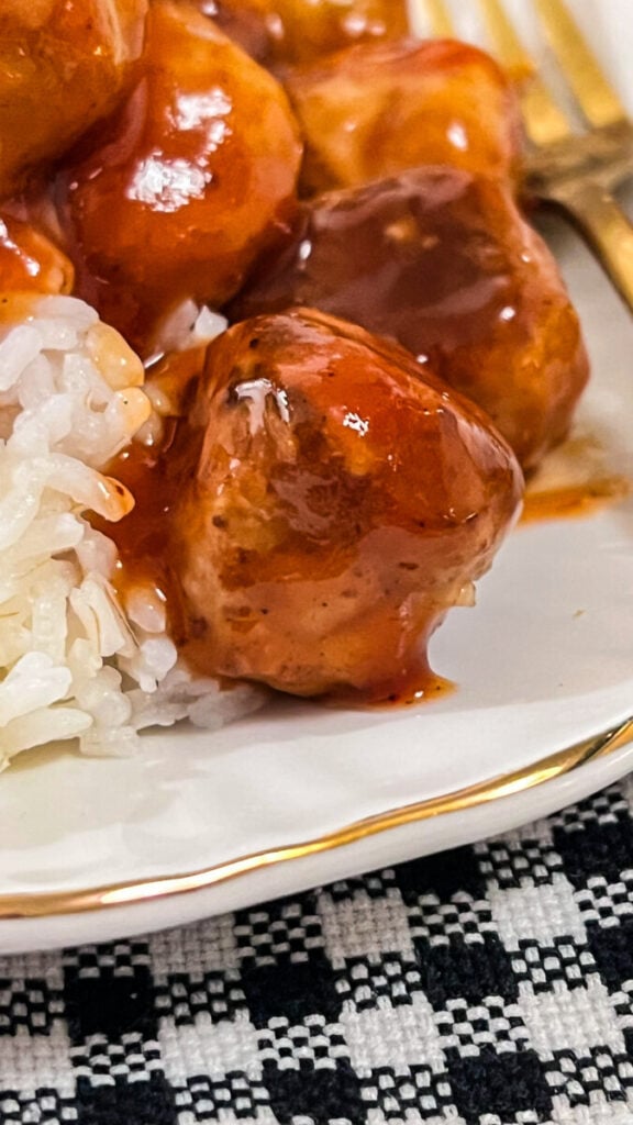  IMG_3729-576x1024 Honey BBQ Crock Pot Meatballs  