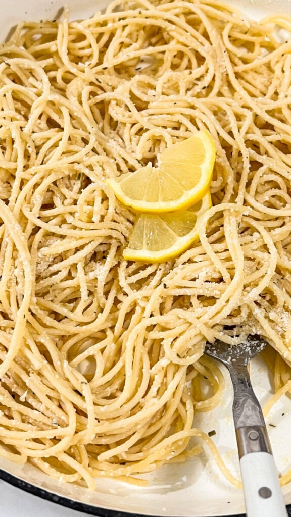  IMG_8071-576x1024 Creamy Lemon Parmesan Pasta  