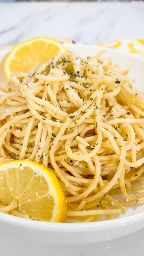  IMG_8094-576x1024 Creamy Lemon Parmesan Pasta  
