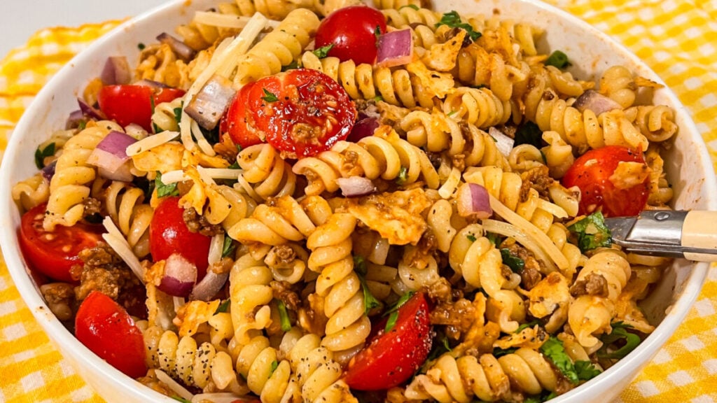  IMG_9423-1024x576 Taco Pasta Salad  