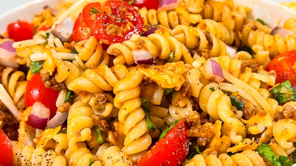  IMG_9426-1024x576 Taco Pasta Salad  