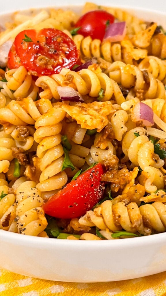  IMG_9430-576x1024 Taco Pasta Salad  