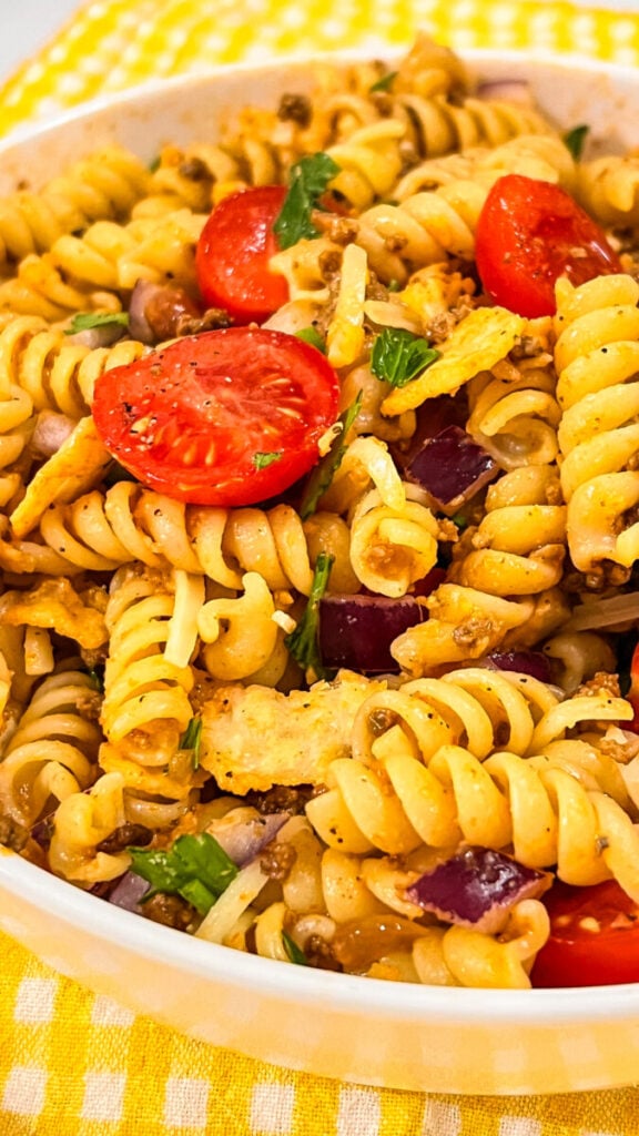  IMG_9451-576x1024 Taco Pasta Salad  
