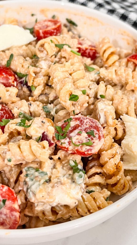 IMG_9532-576x1024 Creamy Italian Pasta Salad