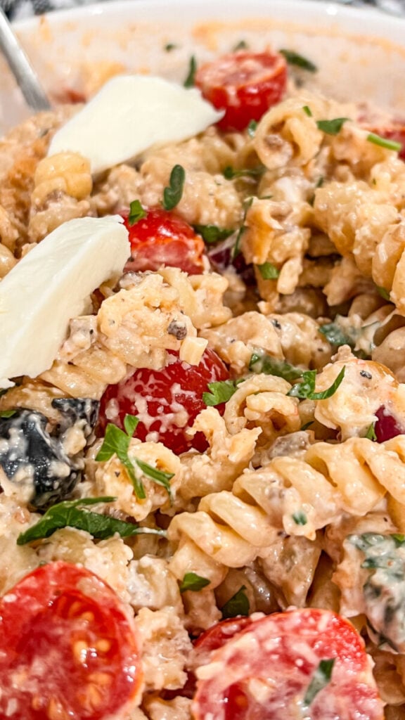 IMG_9534-576x1024 Creamy Italian Pasta Salad