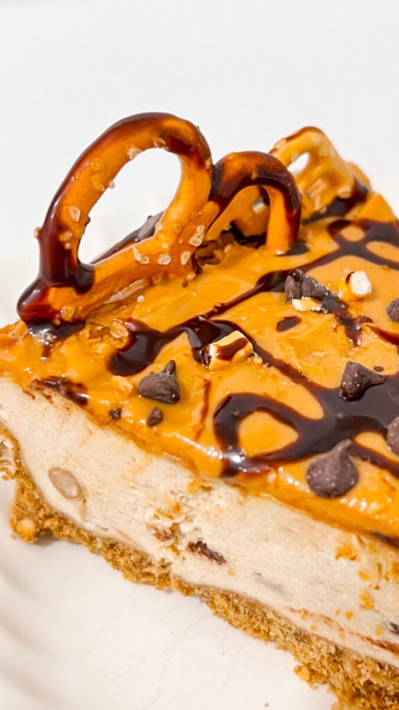 IMG_3306-576x1024 Chocolate Peanut Butter Pretzel Cheesecake