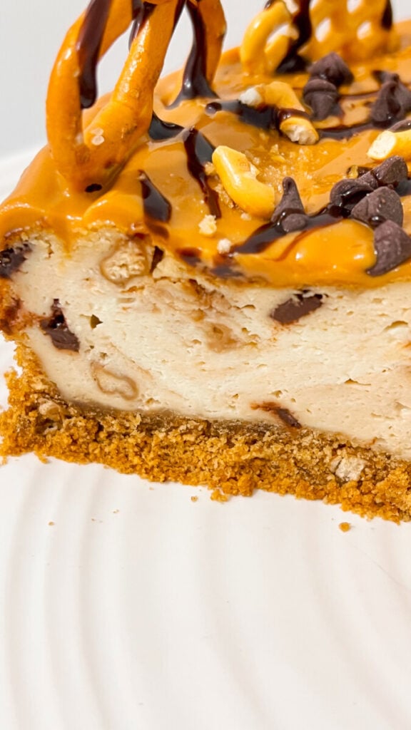 IMG_3308-576x1024 Chocolate Peanut Butter Pretzel Cheesecake