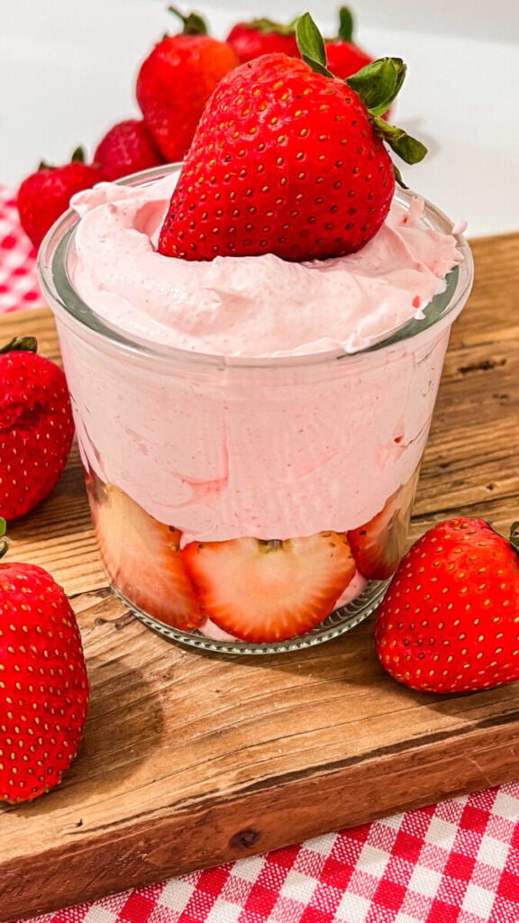  IMG_4564-576x1024 Easy Fluffy Strawberry Mousse  