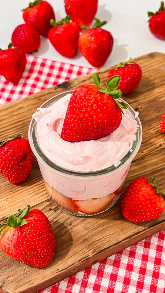  IMG_4575-576x1024 Easy Fluffy Strawberry Mousse  