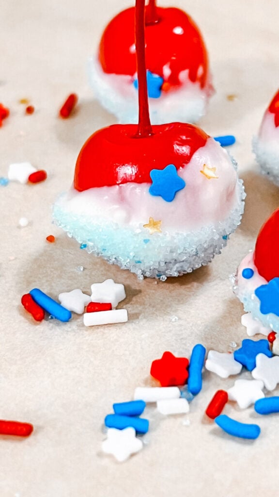  IMG_4607-576x1024 Red, White and Blue Chocolate Covered Cherries  