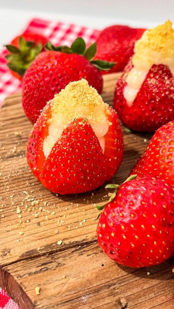 IMG_4656-576x1024 Cheesecake Stuffed Strawberries
