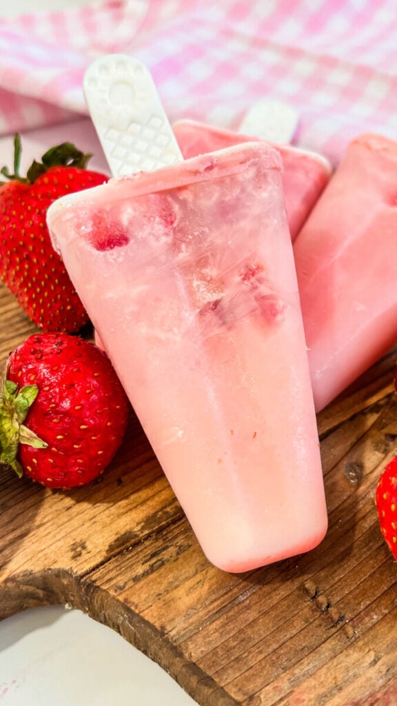  IMG_4863-576x1024 Strawberries and Cream Popsicles  