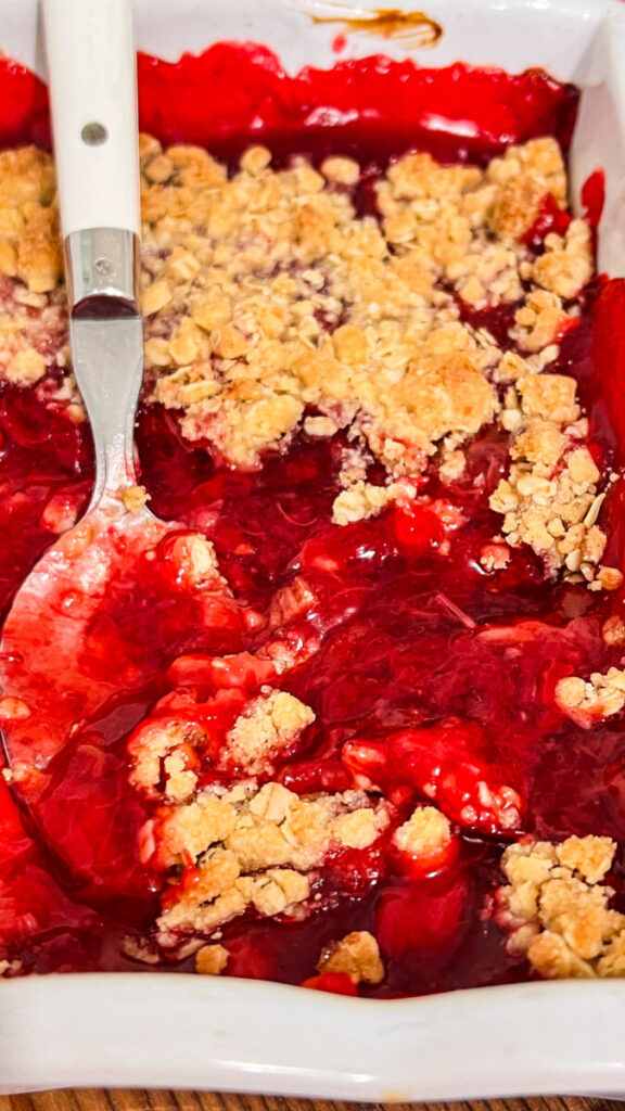  IMG_5186-576x1024 Strawberry Rhubarb Crisp  