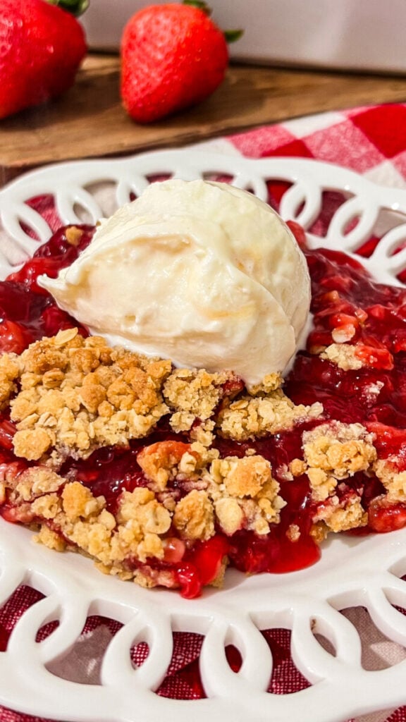  IMG_5189-576x1024 Strawberry Rhubarb Crisp  