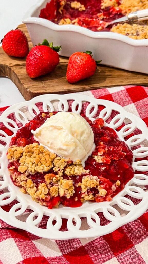  IMG_5198-576x1024 Strawberry Rhubarb Crisp  