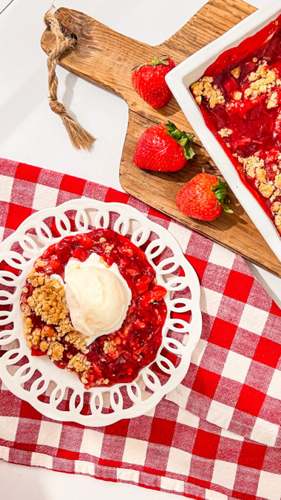  IMG_5212-576x1024 Strawberry Rhubarb Crisp  