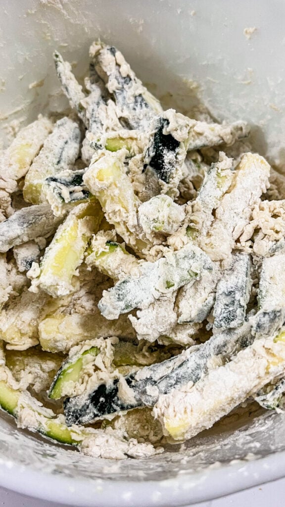  IMG_5463-576x1024 Crispy Parmesan Garlic Butter Zucchini Fries  