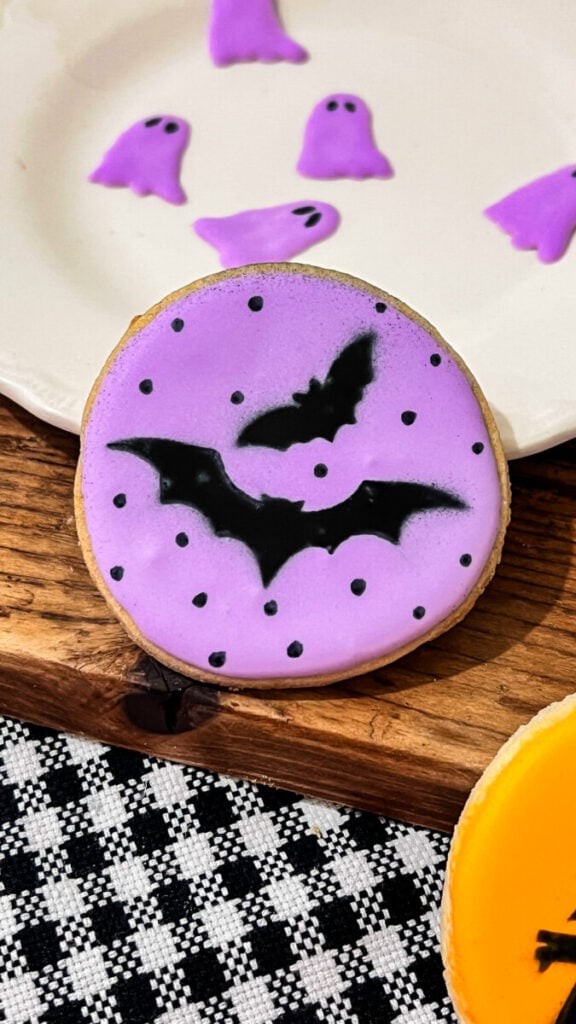 IMG_5875-1-576x1024 Purple Bat Halloween Cookies