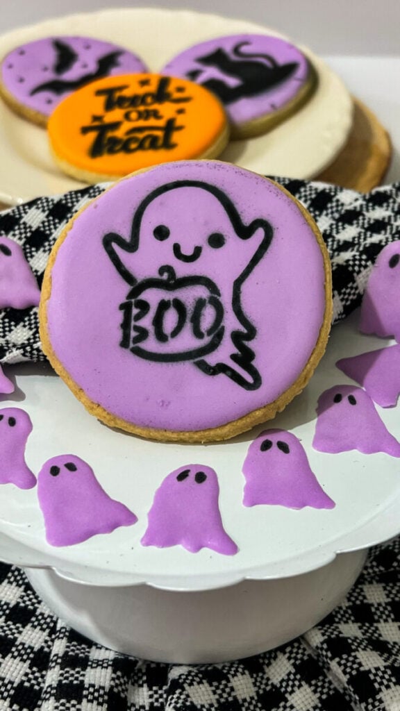 IMG_5904-576x1024 Ghost Pumpkin Halloween Cookies