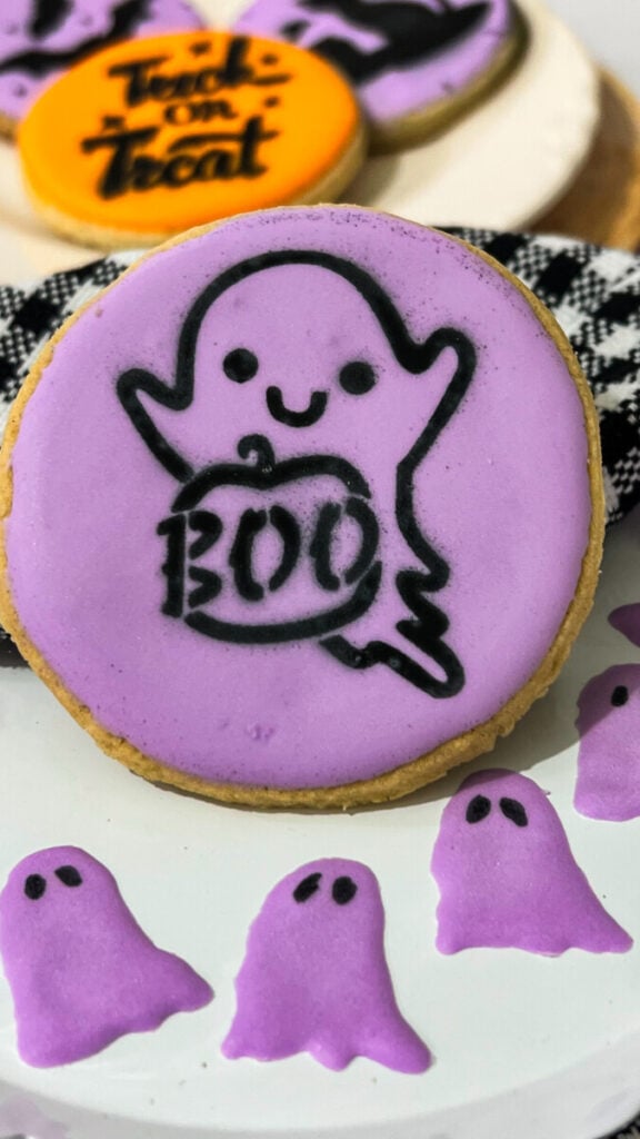 IMG_5911-576x1024 Ghost Pumpkin Halloween Cookies