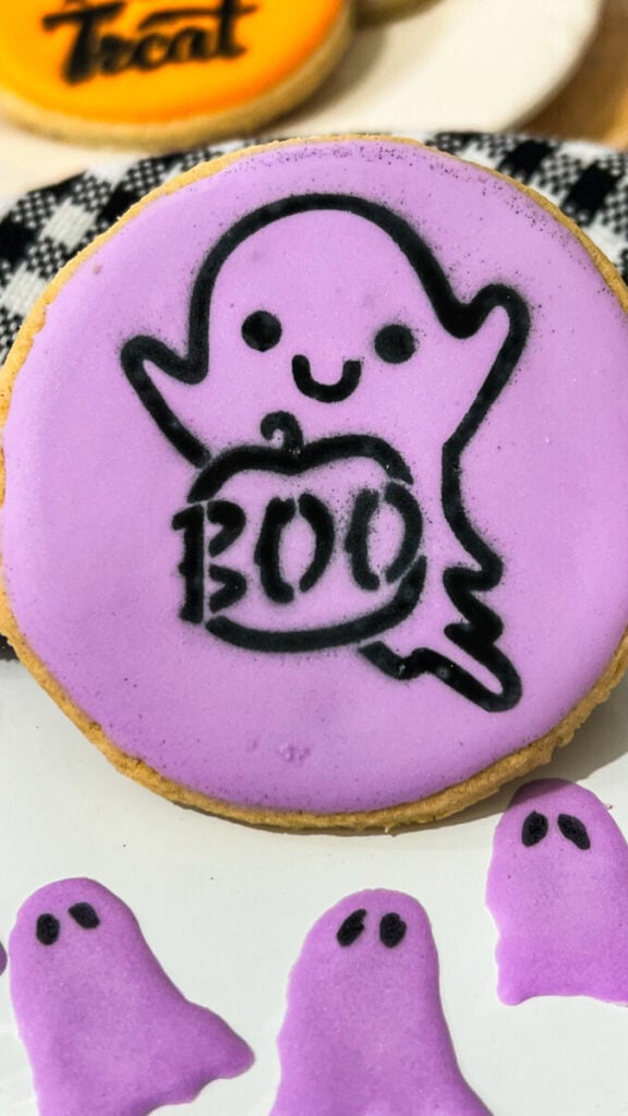 IMG_5917-576x1024 Ghost Pumpkin Halloween Cookies