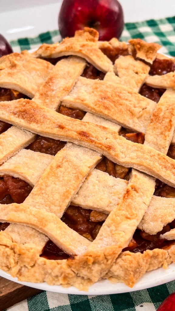 IMG_7315-576x1024 Homemade Caramel Apple Pie