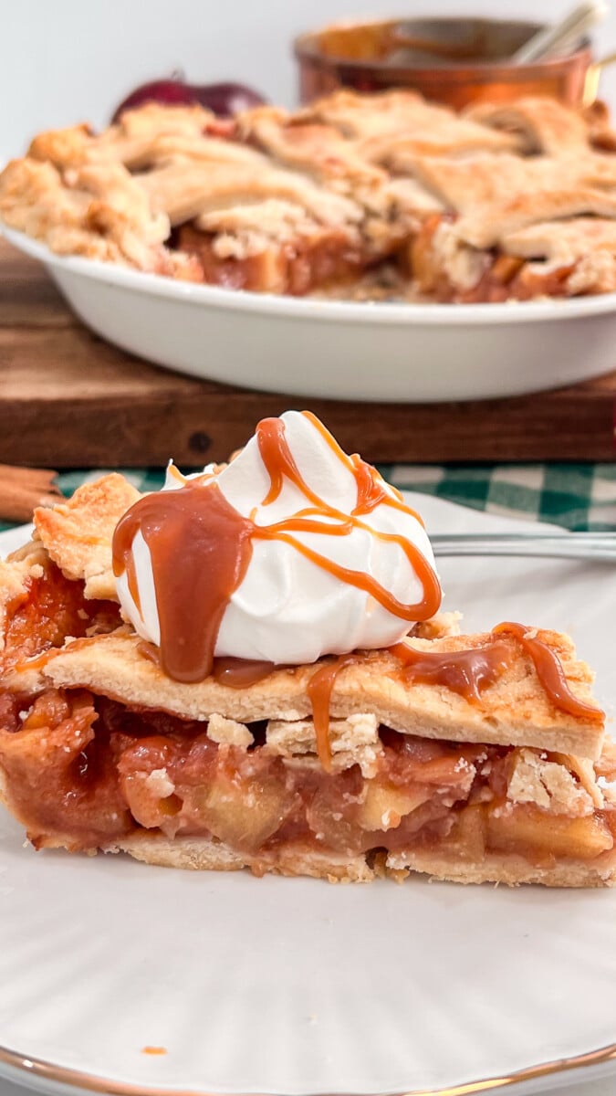  IMG_7387 Homemade Caramel Apple Pie  