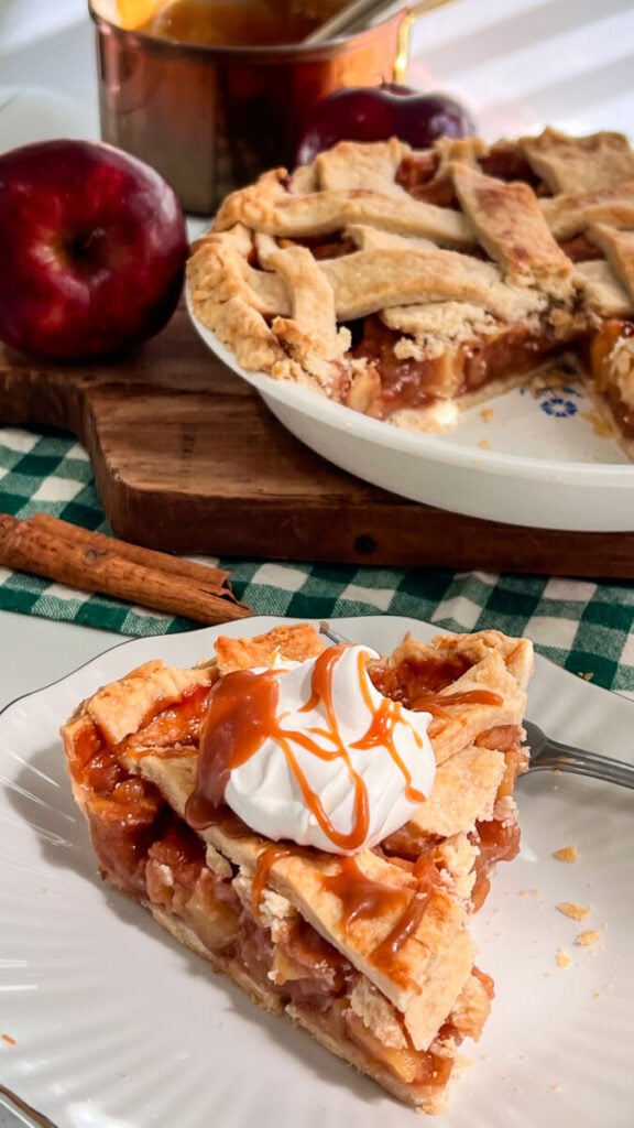 IMG_7428-576x1024 Homemade Caramel Apple Pie
