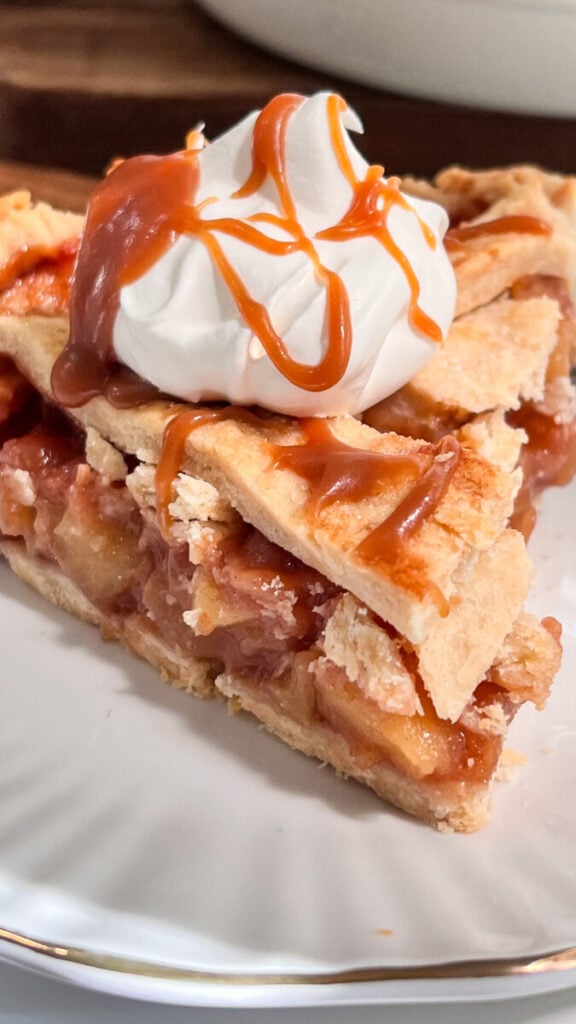 IMG_7433-576x1024 Homemade Caramel Apple Pie