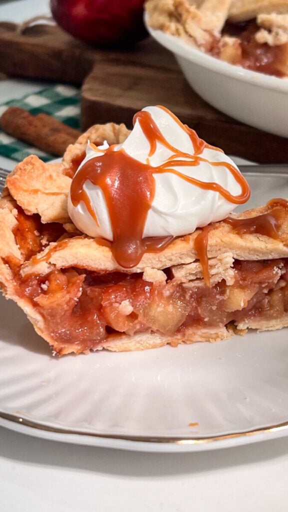 IMG_7444-576x1024 Homemade Caramel Apple Pie
