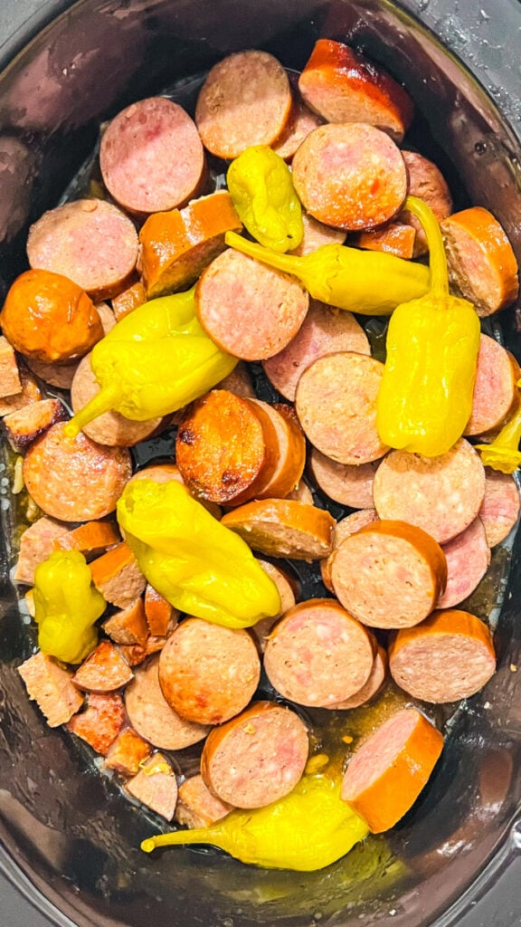  IMG_7492-576x1024 Crock Pot Mississippi Kielbasa  
