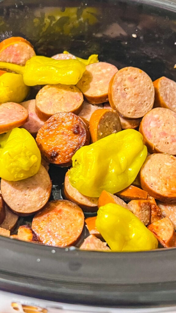  IMG_7497-576x1024 Crock Pot Mississippi Kielbasa  