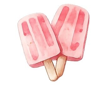  popsicles-1 50+ Easy Strawberry Recipes  