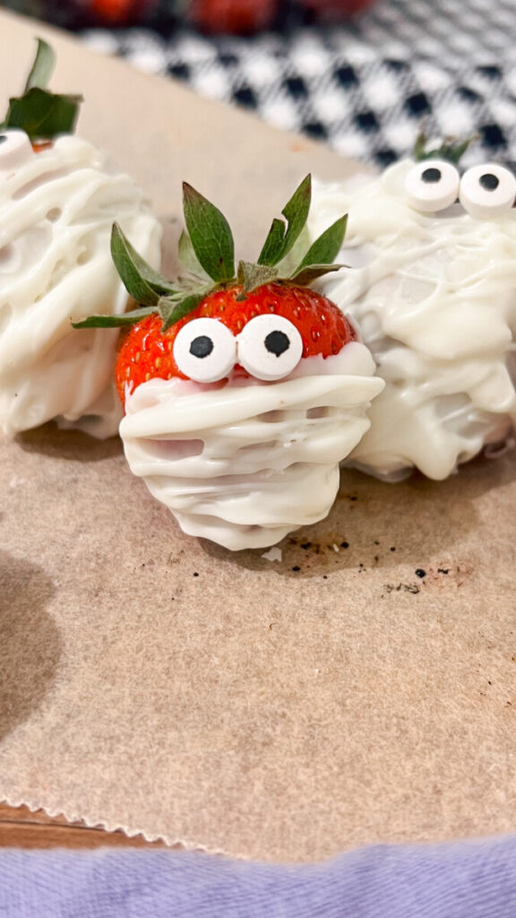 IMG_0599-576x1024 Halloween Mummy Strawberries Recipe