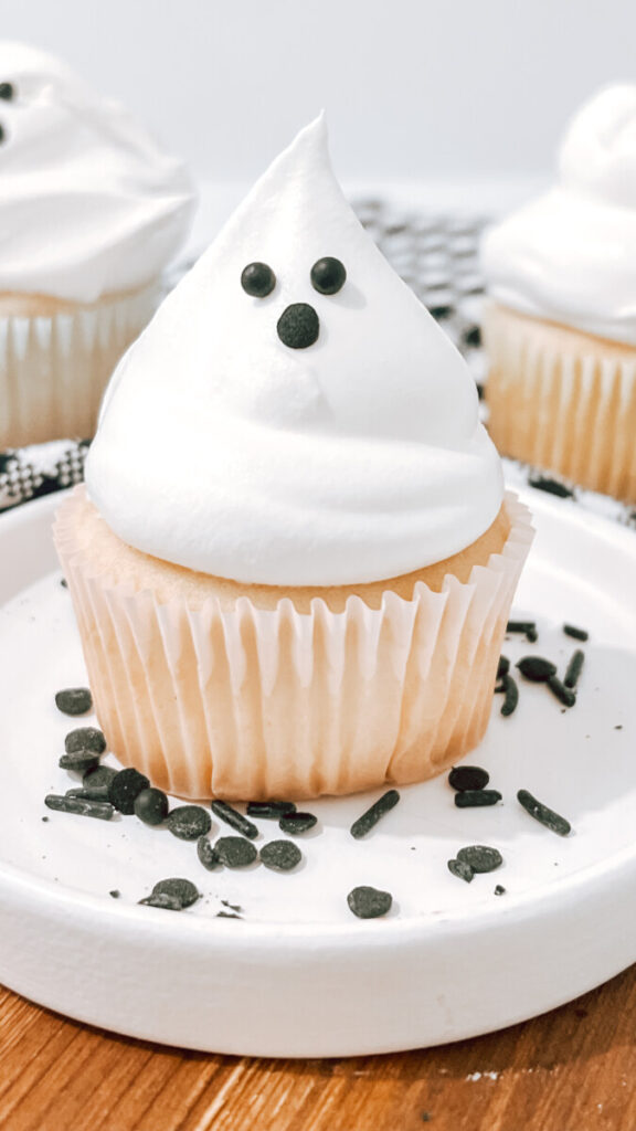 IMG_0744-576x1024 Easy Cool Whip Ghost Cupcakes