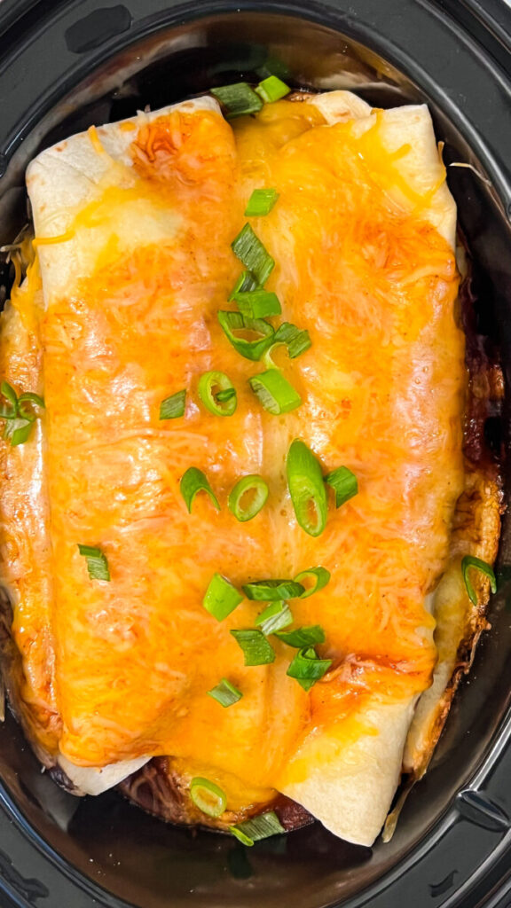 IMG_1091-576x1024 Crockpot Rotisserie Chicken Enchiladas