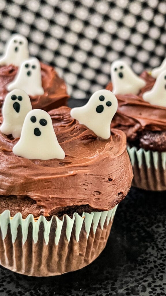 IMG_3035-576x1024 Chocolate Ghost Cupcakes