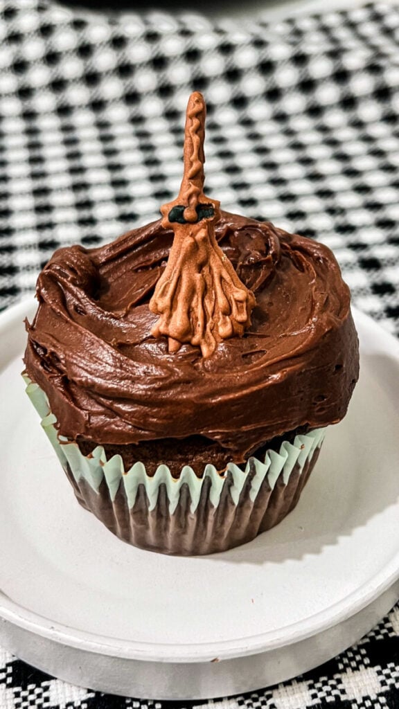 IMG_3049-576x1024 Witch's Broom Chocolate Cupcakes