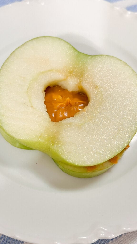  IMG_3723-576x1024 Heart Apple Peanut Butter Sandwiches  