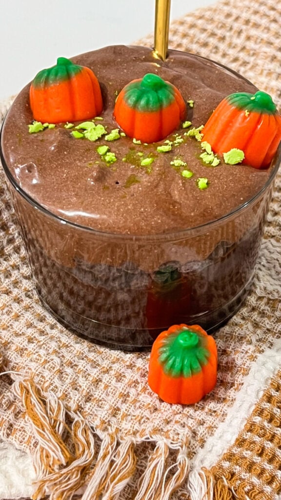 IMG_4707-576x1024 Pumpkin Patch Chocolate Mousse Cups