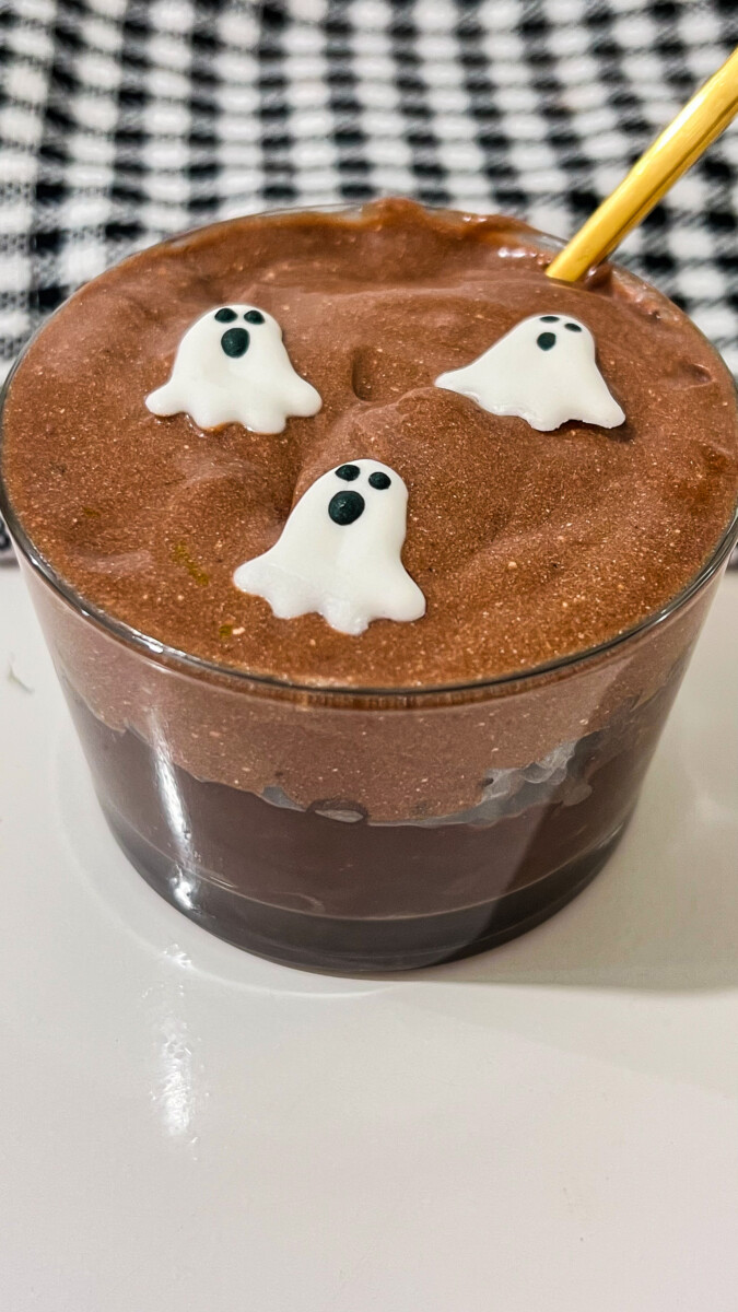  IMG_4733-1 Ghost Chocolate Pudding Cups  